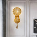 DecorBites™ Contemporary Gold Sconce Wall Light for Living Room
