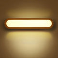 Contemporary wood led sconce vanity light for bedroom