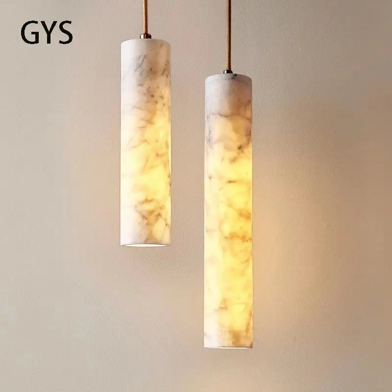 DecorBites™ Cream Marble Chandelier Pendant Light for Luxury Bedroom and Bar Counter