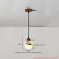 DecorBites™ Cream Marble LED Pendant Light: Modern Nordic Hanging Lamp for Living, Bedroom, Kitchen
