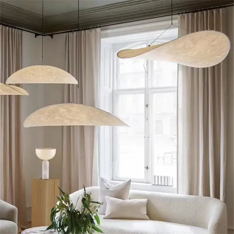 Cream woven teardrop pendant light living room decorbites tense lamp
