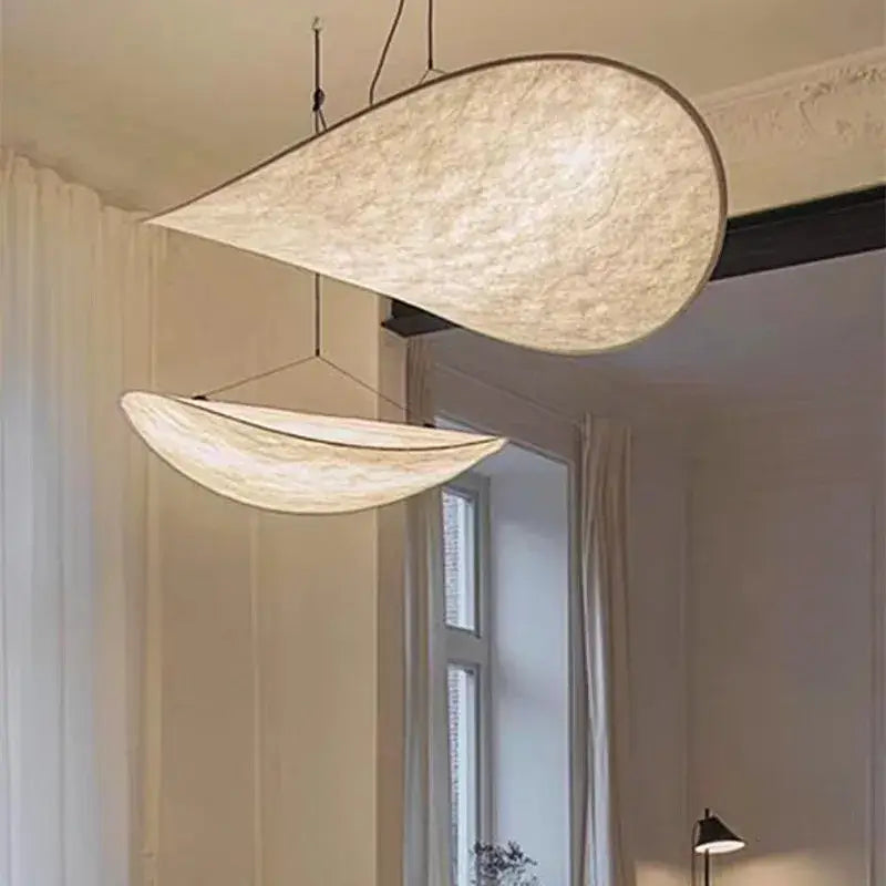 Cream woven teardrop pendant light living room decorbites tense lamp