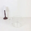 DecorBites™ 13.5oz Cow Pattern Glass Mug with Spoon Lid for Student Dormitory