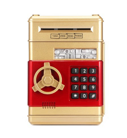 Creative Password safe piggy bank Automatic piggy bank safe ATM children's toys