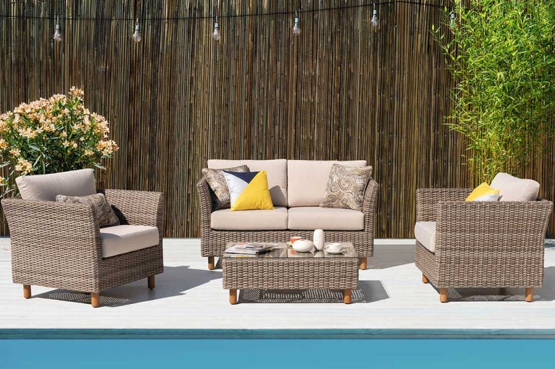 2 Orlando Wicker Stationary Chair