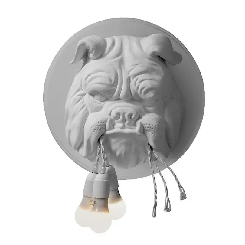 DecorBites™ Bulldog Wall Lamp: Unique Decor Light for Living Room, KTV, or Corridor