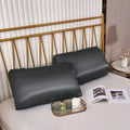 DecorBites™ Imitation Silk Elastic Band Pillowcase Queen King Size Smooth Satin Luxury Bedding