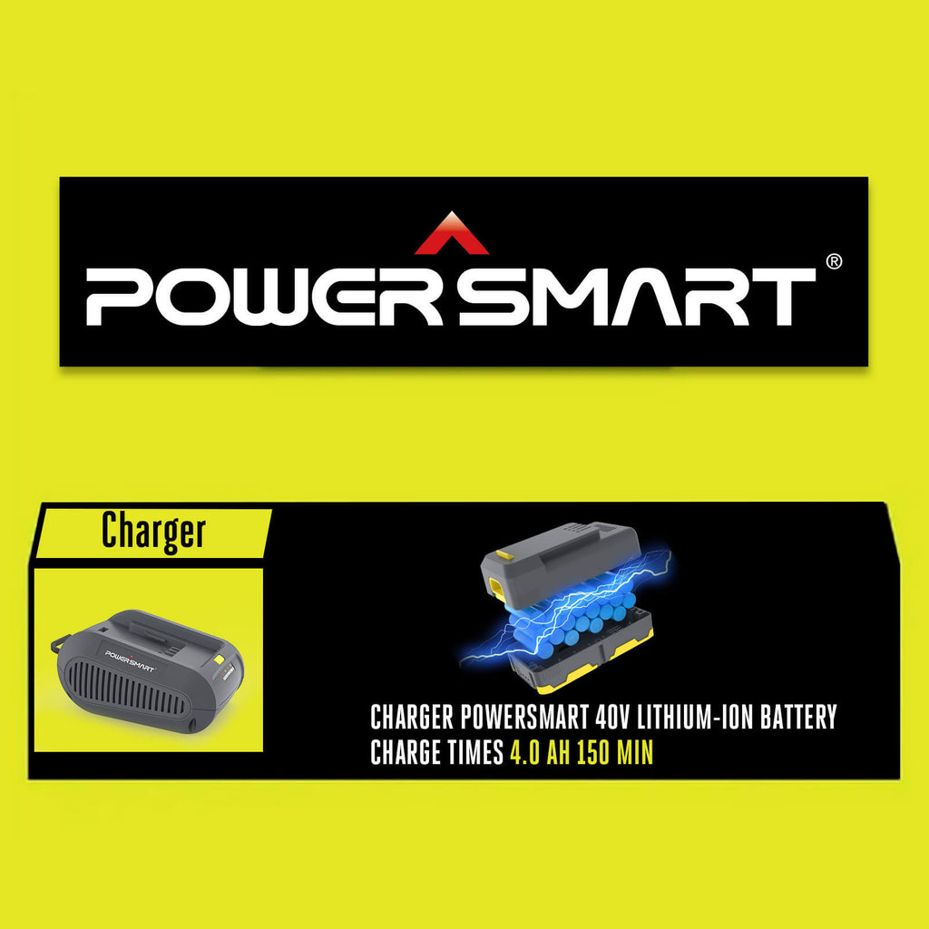 300W 40V Battery Power Inverter with 2x 4.0Ah Battery and Charger DB9801B-W