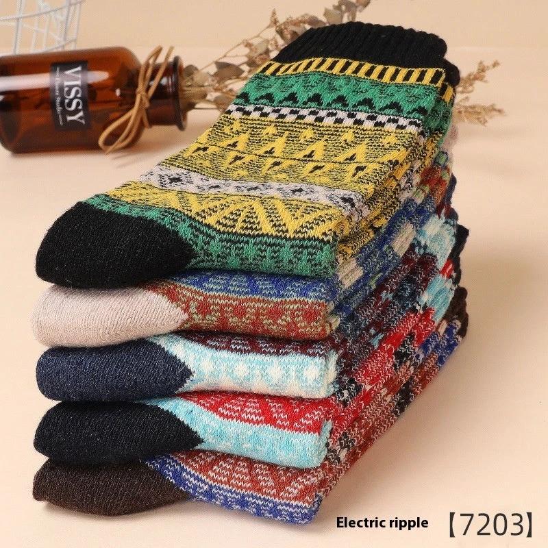 Men's 5-10 Pairs Retro Thick Socks