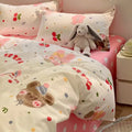 Celestial abstract cream quilted summer bedding set bedroom decor