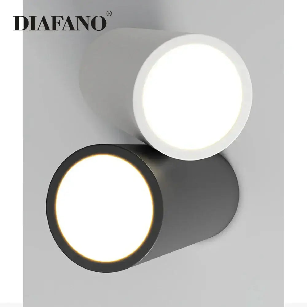 Modern white square dimmable ceiling spot light living room
