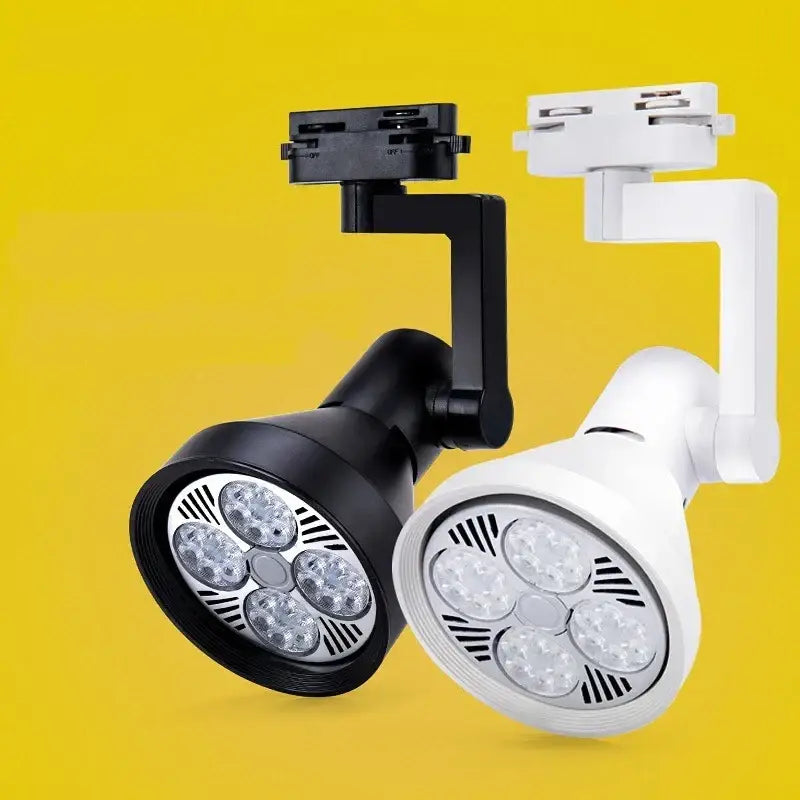 Modern black & white 35w led ceiling spot light retail display fixture