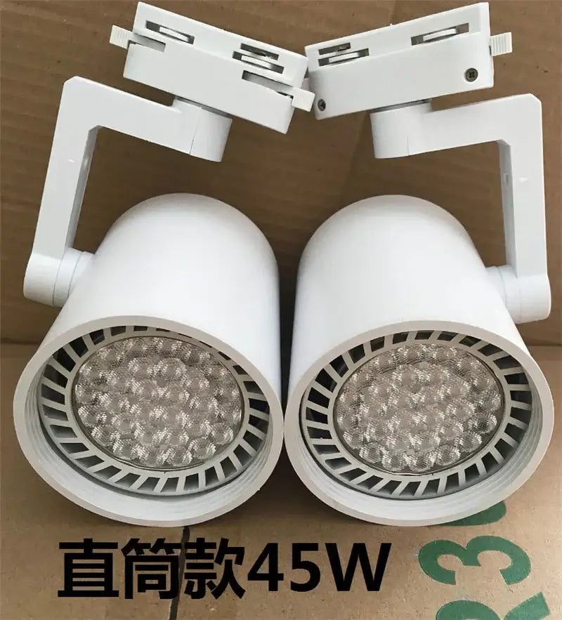 Modern black & white 35w led ceiling spot light retail display fixture