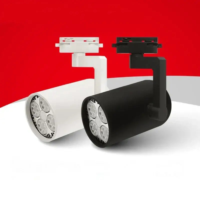 Modern black & white 35w led ceiling spot light retail display fixture