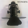 Industrial black & white cob led track light commercial spotlight