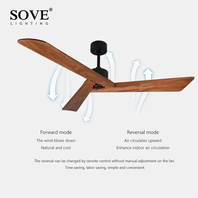 Minimalist off white wood ceiling fan remote control living room