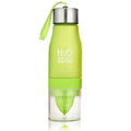 Black & white infuser water bottle kitchen hydration set