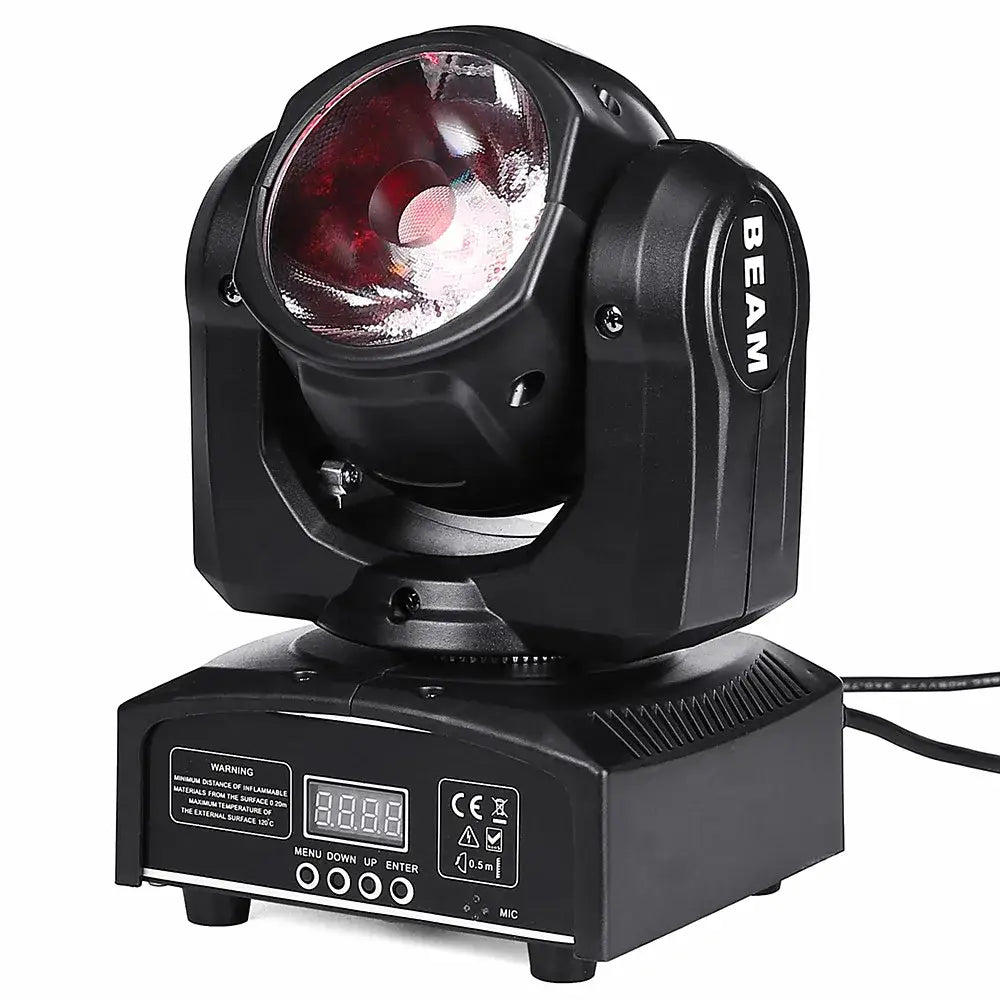 Modern black and red rgbw moving head light party room dj spot