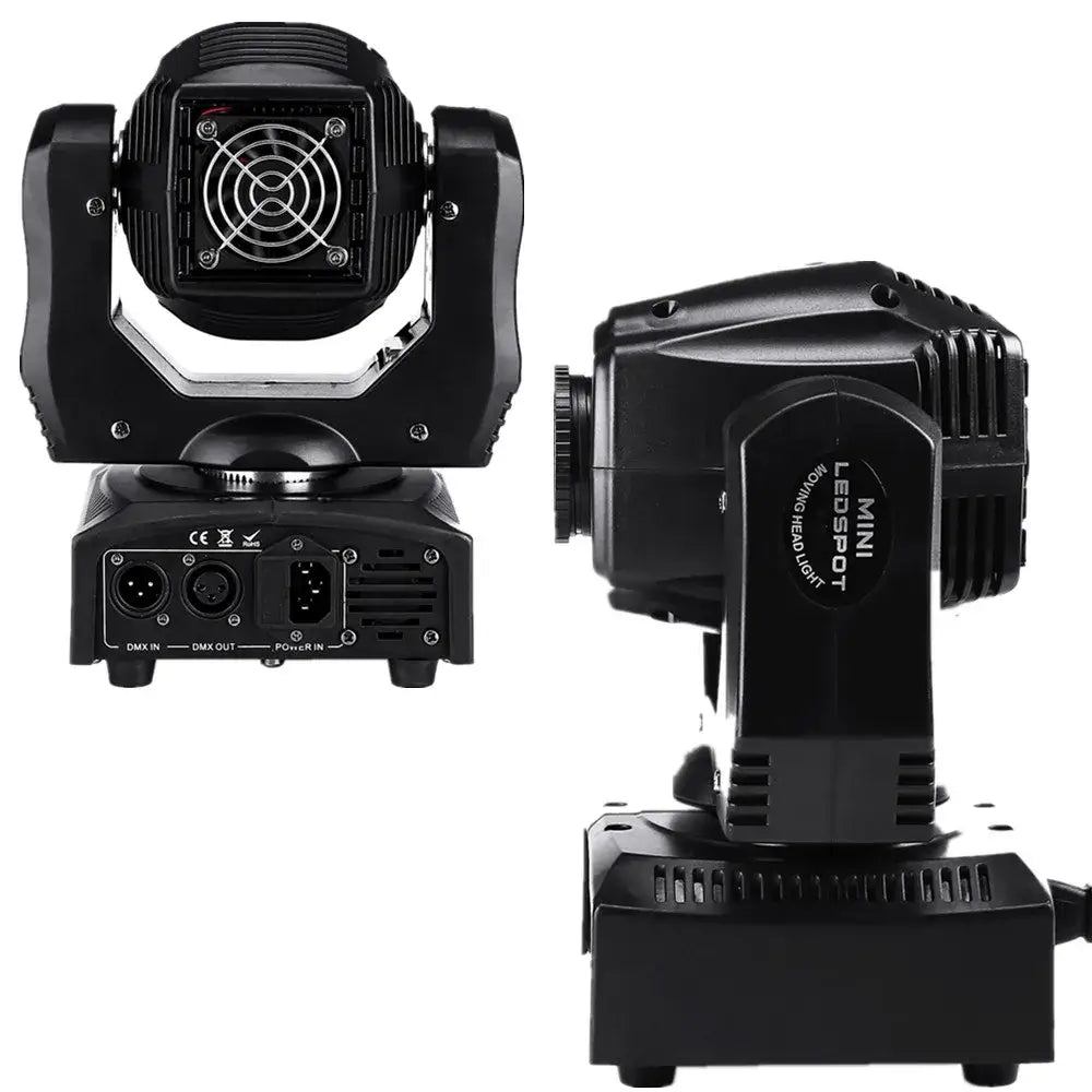 Black and silver 75w led moving head – party room stage light