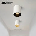Matte gray aluminum ceiling downlight for bedroom corridor