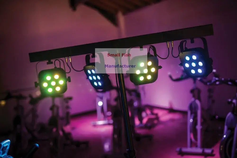 Professional 7x40w rgbw led stage light kit with stand for events