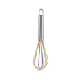 Colorful stainless steel silicone whisk mixer kitchen baking tool