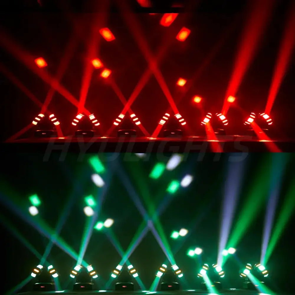 Modern 8x12w rgbw dual head led stage light for entertainment room