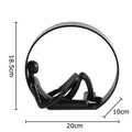Minimalist abstract black characters sculpture bedroom desk decor