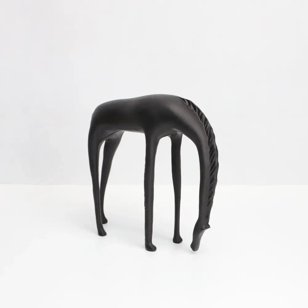 Decorbites abstract horse iron sculpture set living room metal decor