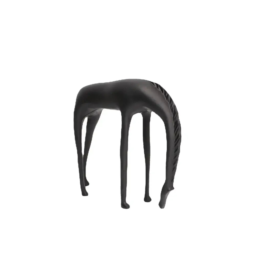 Decorbites abstract horse iron sculpture set living room metal decor