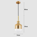 Modern gold ball pendant light dining room set of 3
