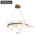 Modern gold acrylic ceiling chandelier for dining room cloud light