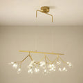 Modern gold firefly metal pendant 27 light bedroom chandelier