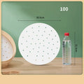 White perforated bamboo air fryer steamer liners kitchen baking papers