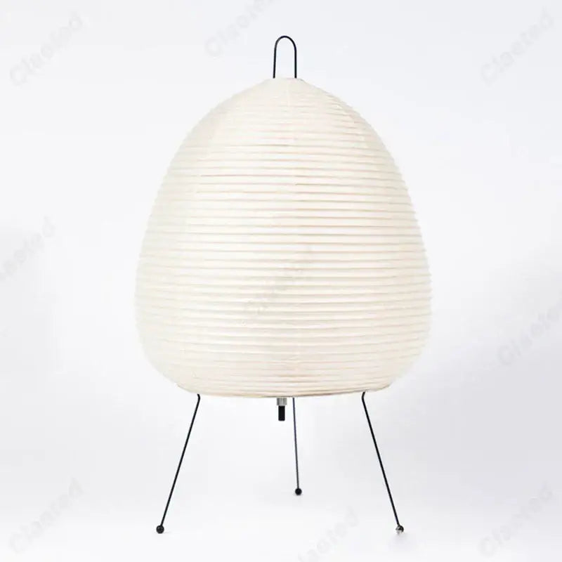Japanese minimalist rice paper noguchi table lamp for bedroom decor