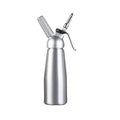 Silver metallic aluminum cream gun chantilly siphon kitchen tool