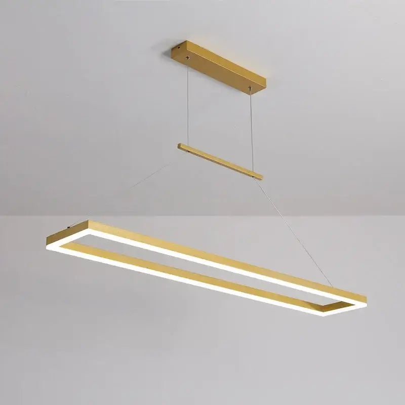 Modern aluminum led ceiling chandelier – dining room pendant light