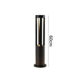 Modern gold aluminum led garden light outdoor path lamp
