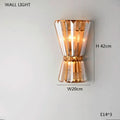 Luxe amber crystal ceiling chandelier for dining room