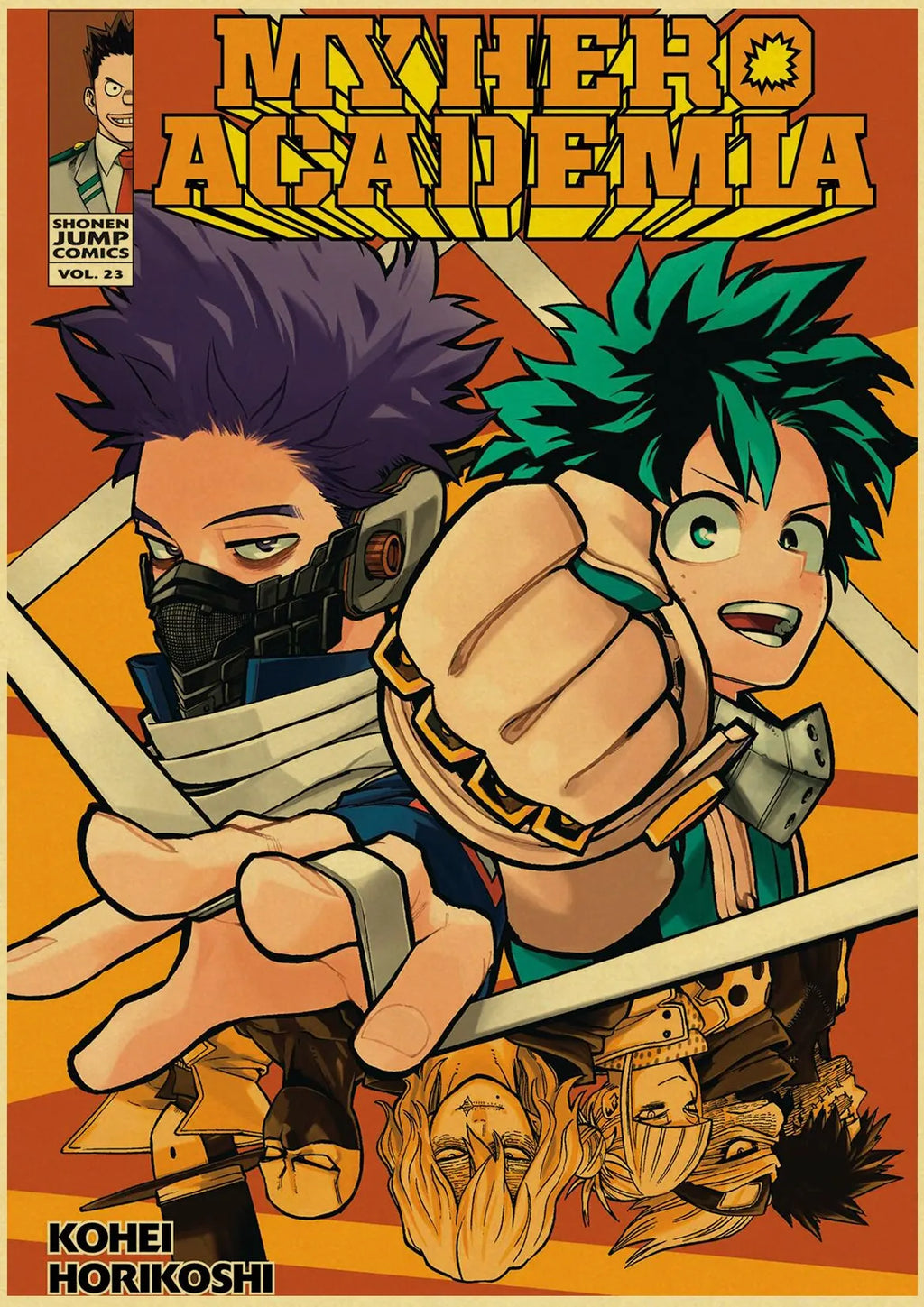 Shonen jump my hero academia anime poster collection bedroom decor