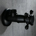 Antique brass triangle valve matte black toilet faucet bathroom part