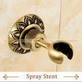 Antique dragon brass wall mount bidet faucet bathroom shower spray