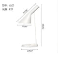 Modern black & white conical floor lamp living room led decor
