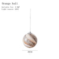 Modern white decorbites astronaut ball led pendant light bedroom