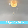 Astronaut moon globe ceiling light for kids bedroom