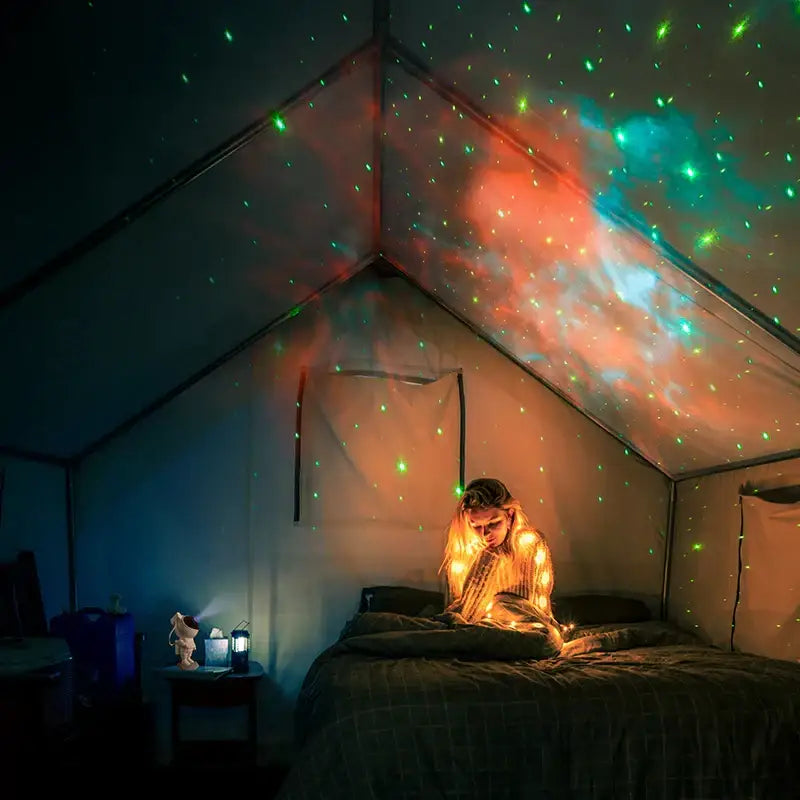 Decorbites astronaut projector starry night light bedroom star lamp