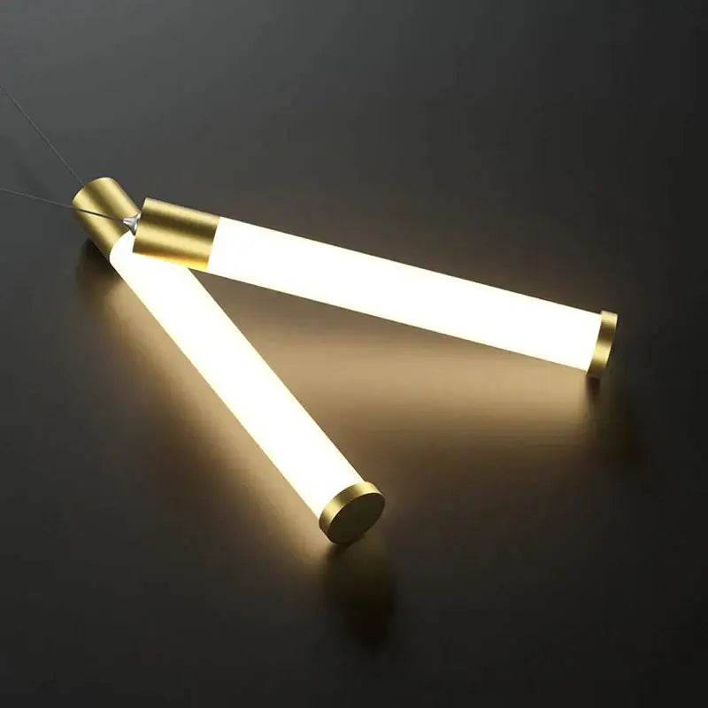 Modern black & gold hanging pendant crystal light for bedroom
