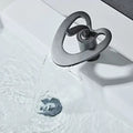 Modern matte black waterfall basin faucet bathroom hot cold mixer tap