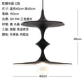 Minimalist black gyroscope pendant lights dining room crystal art