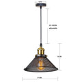 Farmhouse black iron cage pendant light for kitchen island